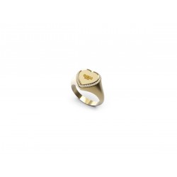 Guess Jewellery "fine heart” ring Goudkleur MAAT 17 - 49480