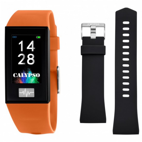 CALYPSO Smartime Watches Orange Fitness Tracker - 47429