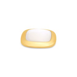 Melano Kosmic Pearl Square Steentje 28mm Goudkleurig - 50896