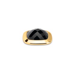 Melano Kosmic Facet Square Steen Black 22mm Goudkleurig - 50925